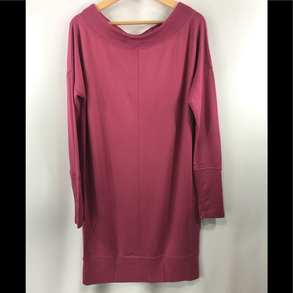 Athleta Victorian Berry Studio Barre Sweater Dress 2.0 - Picture 8 of 8